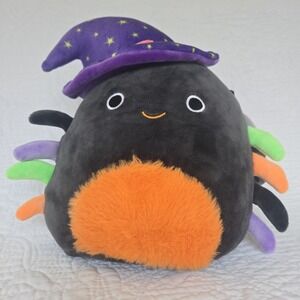Squishmallows Gildie Plush Black Spider Witch 8 in Stuffed‎ Toy Halloween 2022